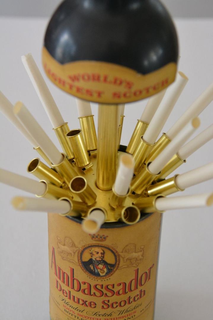 AMBASSADOR CIGARETTE DISPENSER WITH LIGHTER
