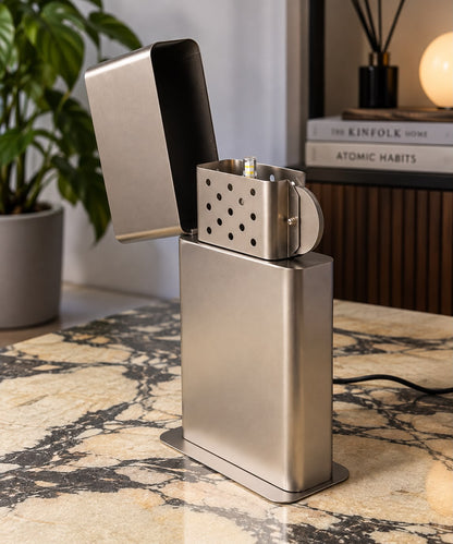Zippo-Inspired Vintage Table Lamp